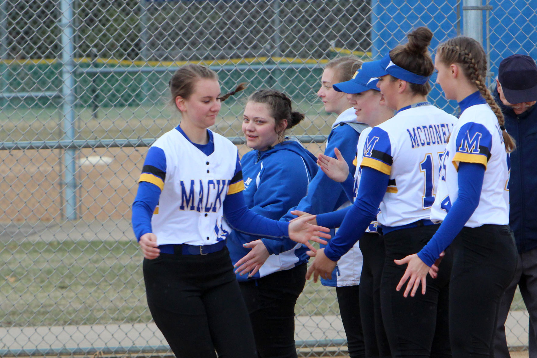Fall Creek at McDonell softball 4-18-19